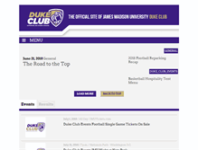 Tablet Screenshot of jmudukeclub.com